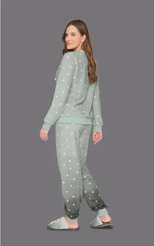 Pijama Fleece Let's Snow