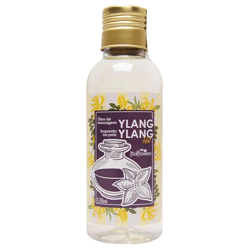 Ylang Ylang Óleo Para Massagem Hot 120Ml Hot Flowers